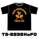 【TUTC】 トライミックスビッグシルエットT ブラックx蛍光オレンジ TS-223BKxFO