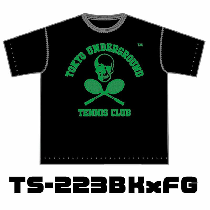 【TUTC】 トライミックスビッグシルエットT　ブラックx蛍光グリーン TS-223BKxFG