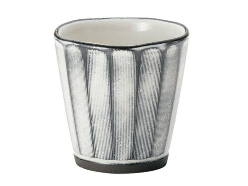 【おしゃれな粉引面取り ロックカップ】 陶器 食器 和食器 美濃焼 カップ コップお酒 焼酎 お茶 珈琲 つけ麺 スープ デザート ミニデザート カフェ 古民家カフェ 居酒屋 店舗 おしゃれ かこいい モダン ギフト プレゼント 誕生日 新生活 母の日 父の日