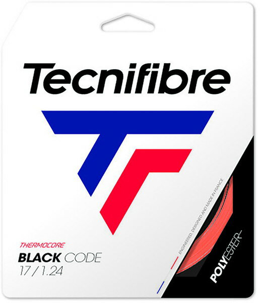 テクニファイバー Tecnifibre BLACK CODE 1.24 12m テニス 硬式ガット 04GBL124XR
