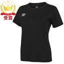 アンブロ（UMBRO） レディース ワンポイントドライTシャツ UMWTJA56-BLK