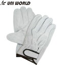 革手工房 UNI WORLD ユニワールド 824-10P 牛床革 手首ベルト 10双組 スタンダード 革手袋 作業手袋 ラフィートスポーツ