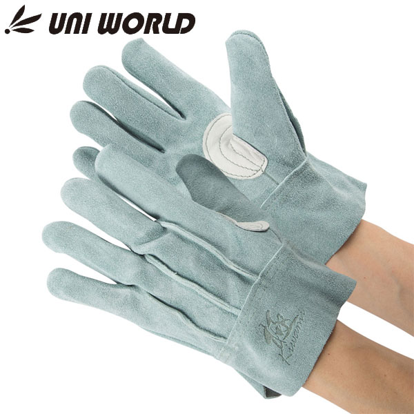 Rakuten - 【ポイント10倍UP！要エントリー6/4 20時スタート】革手工房 UNI WORLD ユニワールド KS411 極 オイル牛本革 背縫い 吟当付 プレミアム 革手袋 作業手袋 ラフィートスポーツ