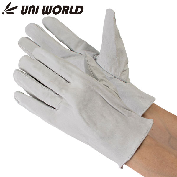 革手工房 UNI WORLD ユニワールド 880 牛クレスト革 ストレート ハイグレード 革手袋 作業手袋