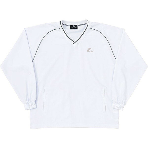 LUCENT ルーセント Uni トレーナー ライトプルオーバー ホワイト テニス ウェア XLT5200 ラフィートスポーツ