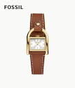 楽天Lafitte （ラフィート）スポーツフォッシル FOSSIL 腕時計 HARWELL 三針 ミディアムブラウン レザーウォッチ ES5264 アナログ レディース 正規品