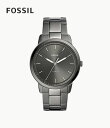 フォッシル 腕時計（メンズ） フォッシル FOSSIL 腕時計 THE MINIMALIST 三針 スモークステンレススチールウォッチ FS5459 メンズ 正規品