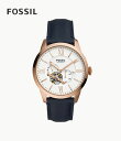 フォッシル 腕時計（メンズ） フォッシル FOSSIL 腕時計 TOWNSMAN オートマティック ネイビーレザーウォッチ ME3171 メンズ 自動巻き 正規品