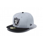 ニューエラ NEW ERA 59FIFTY オークランド・レイダース グレー チームカラー 13562256