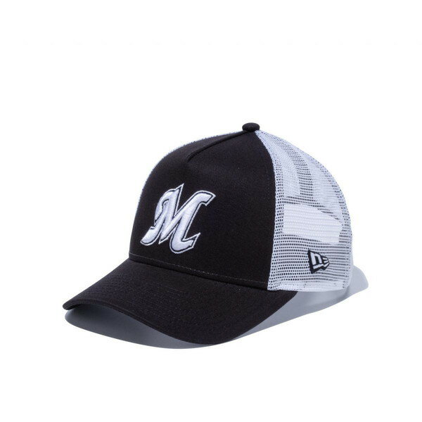 ニューエラ NEW ERA Youth 9FORTY A-Frame トラッカー 千葉ロッテマリーンズ ブラック ホワイトメッシュ キッズ 13565772