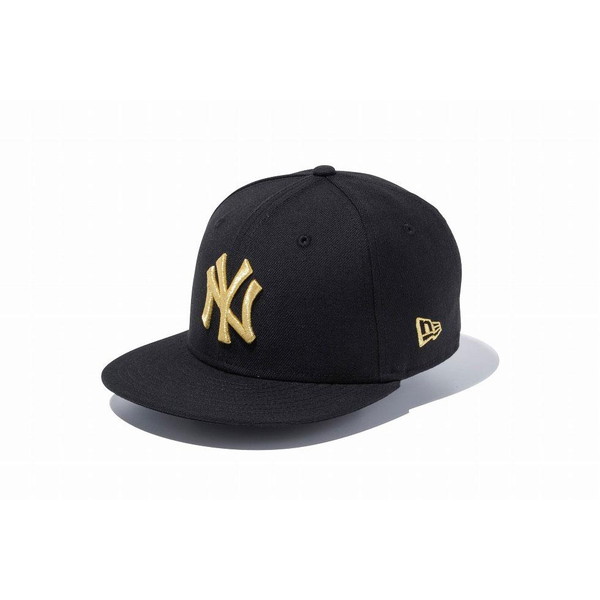 ニューエラ NEW ERA Youth 9FIFTY ニューヨーク・ヤンキース ブラック ゴールド 13565785 ジュニア