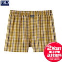 お得な2枚セット POLO ポロ 先染トランクス 前あき PBM872B メンズ 下着 アンダーウエア ラフィートスポーツ(4)