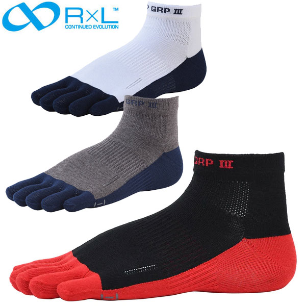 R×L SOCKS アールエルソックス Type-GRP III ランニング グリップ ソックス 5本指 RNS5006G 武田レッグウェアの靴下