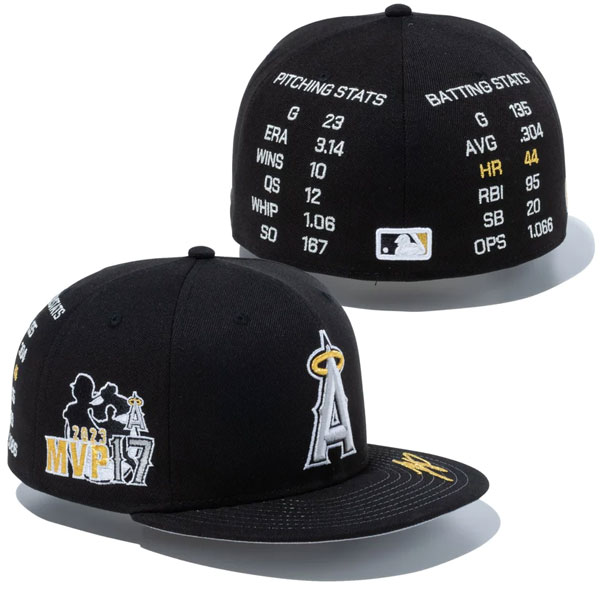 ニューエラ NEW ERA 59FIFTY Shohei Ohtani American League MVP Home Runs Leaders ロサンゼルス・エンゼルス 帽子 14339796 キャップ あす楽即納 1