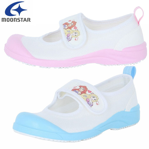 ムーンスター moonstar Disney上靴 上履き 女の子 DN LSバレーPR スクールシューズ...