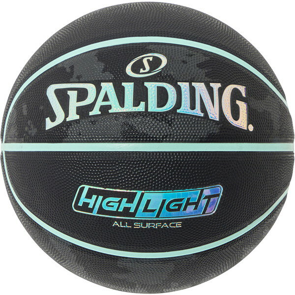 SPALDING スポルディング ハイライト ミント ラバー SZ5 バスケットボール ボール5号 85155J ラフィートスポーツ