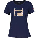 【最大2000円割引クーポン!枚数限定5/6 09:59まで】FILA フィラ グラフィックTシャツ テニス Tシャツ レディース VL2941-20 テニスラ...