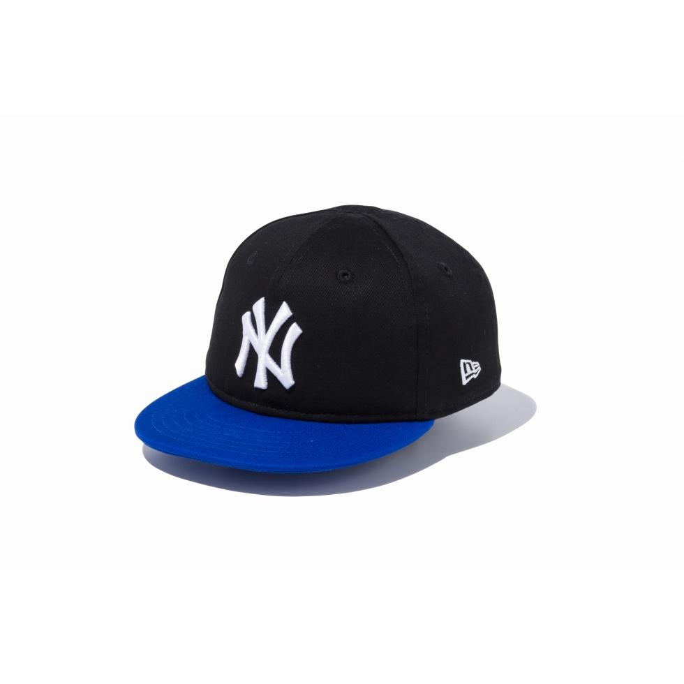 ニューエラ（NEW ERA） Kids My 1st 9FIFTY ニューヨーク・ヤンキース ブラック × ホワイト ブライトロイヤルバイザー 11433920