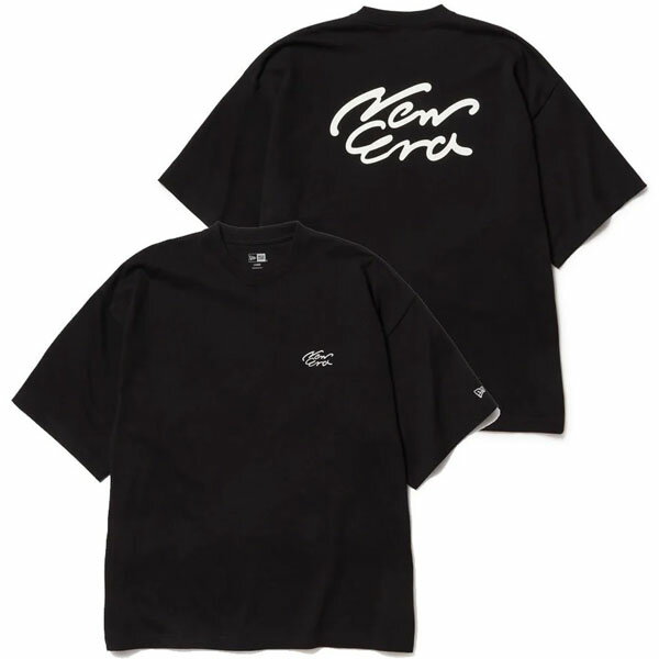 ニューエラ NEW ERA 半袖 オーバーサイズド コットン Tシャツ Handwritten Lo