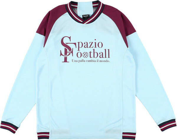 Spazio スパッツィオ スパッチオ Jr.ラインリブ長袖プラシャツ フットサル 長袖Tシャツ GE1017-23 ジュニア