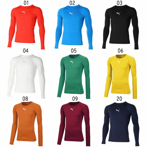PUMA プーマ LIGA BASELAYER SS Tシャツ LS サッカー 658223 長袖 スポーツウェア ...
