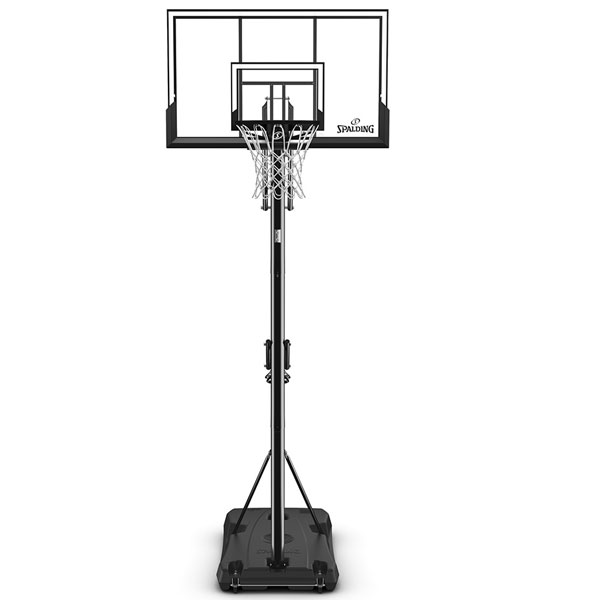 Lafitte ラフィートスポーツのメーカー直送品 SPALDING スポルディング 52インチ シルバー TFポータブル 6A1042CN バスケット 器具・備品 ミニバス対応 ラフィートスポーツ｜アングル2