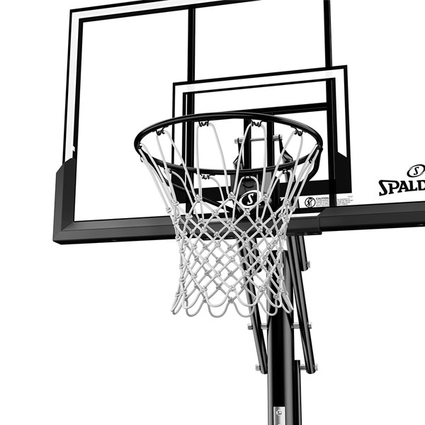 Lafitte ラフィートスポーツのメーカー直送品 SPALDING スポルディング 52インチ シルバー TFポータブル 6A1042CN バスケット 器具・備品 ミニバス対応 ラフィートスポーツ｜アングル3