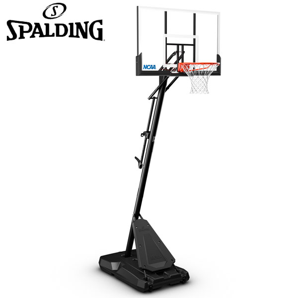 メーカー直送品 SPALDING スポルディング 50インチ NCAA エグザクトハイト アクリルポータブル E6A994 バスケット 器具・備品 ミニバス対応 ラフィートスポーツ