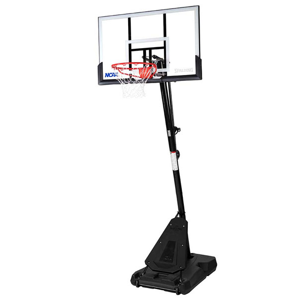 メーカー直送品 SPALDING スポルディング 50インチ NCAA エグザクトハイト アクリルポータブル E6A994 バスケット 器具・備品 ミニバス対応 ラフィートスポーツ 2