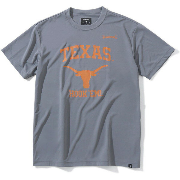 TEXASロゴとロングホーンズマークをプリントしたカレッジ風Tシャツ。◯Tシャツ素材：ポリエステル100％機能：吸水速乾、UVカット【03003290500000000】【02904020000000000】