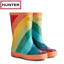 【最大2000円割引クーポン!枚数限定5/6 09:59まで】ハンター HUNTER キッズ ファースト クラシック ディアゴナルストライプ ジャイアント グリ...
