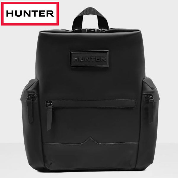 ハンター HUNTER ラバーコーティングレザーバックパック レディース UBB2022LRS-BLK