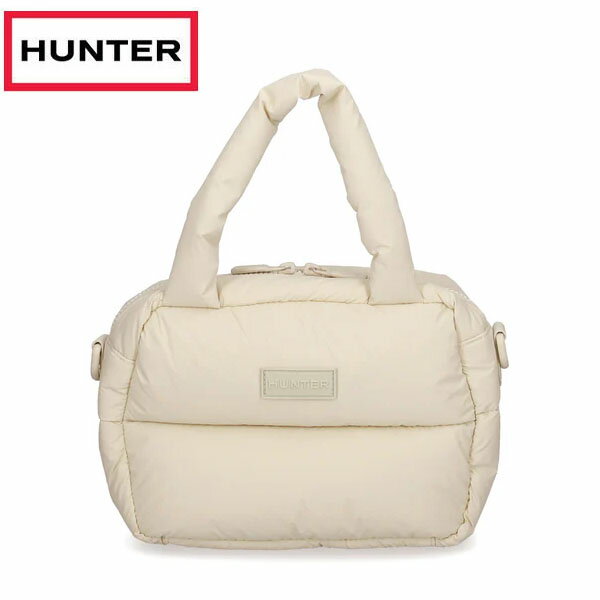 ハンター HUNTER イントレピッド エクストラ パフド ミニ ボストン キャンバスクリーム UBX5513KBM-CCR..