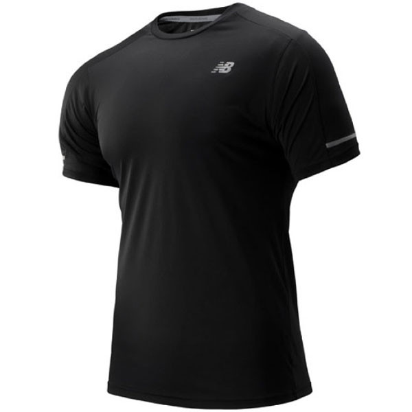 ニューバランス new balance ベーシックラン ショートスリーブTシャツ MT93917BK メンズ ランニングウェア MT93917-BK