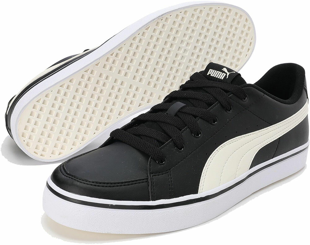 【最大2000円割引クーポン!枚数限定12/6 09:59まで】PUMA プーマ プーマ V コート バルク プーマ ブラック マルチスポーツ シューズ 389...