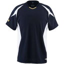返品交換不可 訳あり大特価 デサント DESCENTE ベースボールシャツ 野球 ソフトボール ベースボールTシャツ DB116-DNSW 半袖