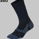 【最大2000円割引クーポン!枚数限定5/6 09:59まで】2XU ツータイムズユー ベクター ライトクッション クルーソックス UA7005E BLKTTM...