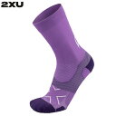 【最大2000円割引クーポン!枚数限定5/6 09:59まで】2XU ツータイムズユー ヴェクターライトクッション クルーソックス UA7005E THTWHT...