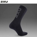 【最大2000円割引クーポン!枚数限定5/6 09:59まで】2XU ツータイムズユー VectrReflectiveCrewSocks 靴下 ソックス UA7...