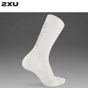 【最大2000円割引クーポン!枚数限定5/6 09:59まで】2XU ツータイムズユー VectrReflectiveCrewSocks 靴下 ソックス UA7...