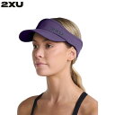 【最大2000円割引クーポン!枚数限定5/6 09:59まで】2XU ツータイムズユー ランバイザー UQ5686F ACIBLK 帽子 ユニセックス ラフィー...