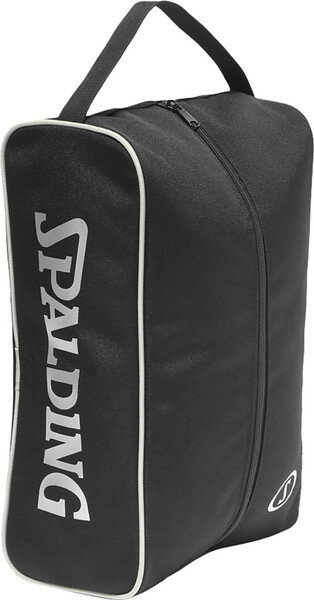 【最大2000円割引クーポン！枚数限定12/6 09:59まで】SPALDING スポルディング シューズケース ブラック×シルバー バスケットボール シューズケース 42007SI