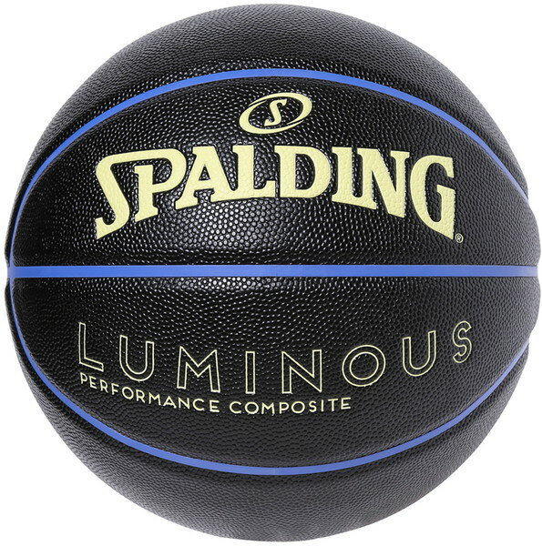 Other - SPALDING スポルディング ルミナス コンポジット ブラック×レモン×バイオレット SZ7 バスケットボール 競技ボール7号 78055J