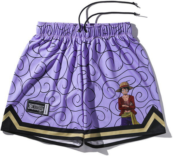 SPALDING スポルディング ジャージーショーツ ONE PIECE ワンピース ゴムゴムの実 バスケットボール プ..