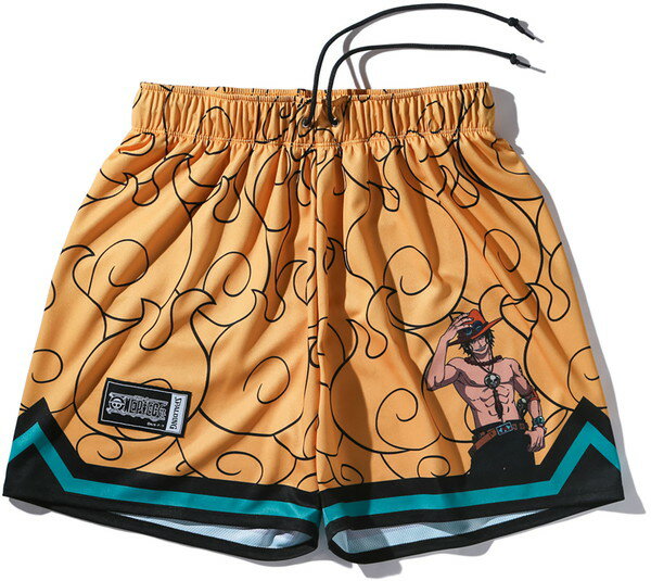 SPALDING スポルディング ジャージーショーツ ONE PIECE ワンピース メラメラの実 バスケットボール プ..