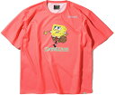 【最大2000円割引クーポン!枚数限定11/6 09:59まで】SPALDING スポルディング Tシャツ スポンジ・ボブ ドリブル バスケットボール 半袖Tシャツ SMT25045S-7700
