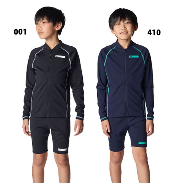 Lafitte ラフィートスポーツの上下セット 26SS アンダーアーマー UNDER ARMOUR スイムウェア UA-6012505 スイムショーツ UA-6012504 水着 スクール水着 キッズ ジュニア 即納｜アングル2