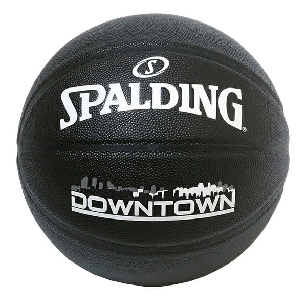 樂天商城 - SPALDING スポルディング ダウンタウン 合成皮革 77902J ブラック 6号 77-902J バスケットボール