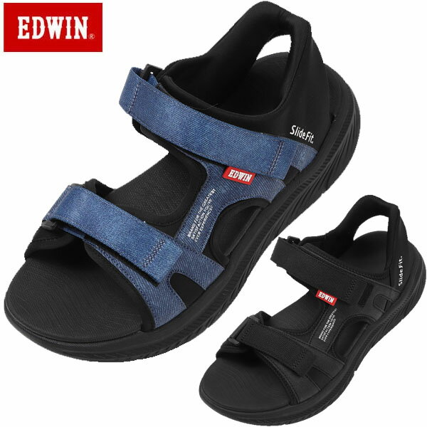 【最大2000円割引クーポン！限定5/3 23:59まで】EDWIN エドウイン ハンズフリー リカバリー サンダルシューズ EW7101 メンズ ダイマツ