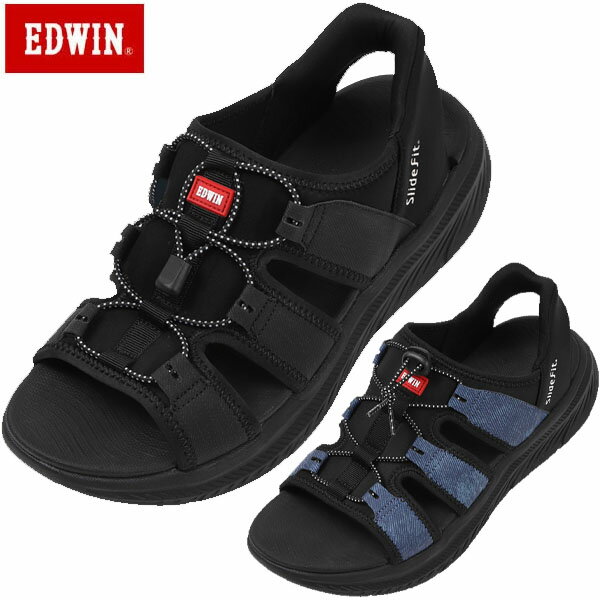 【最大2000円割引クーポン！限定5/3 23:59まで】EDWIN エドウイン ハンズフリー リカバリー サンダルシューズ EW7102 メンズ ダイマツ